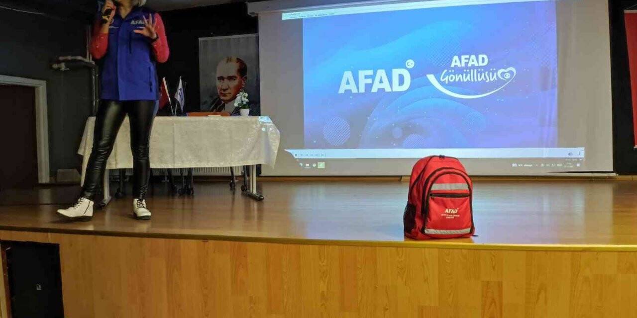 Altınküre ailesi afetlere hazırlanıyor