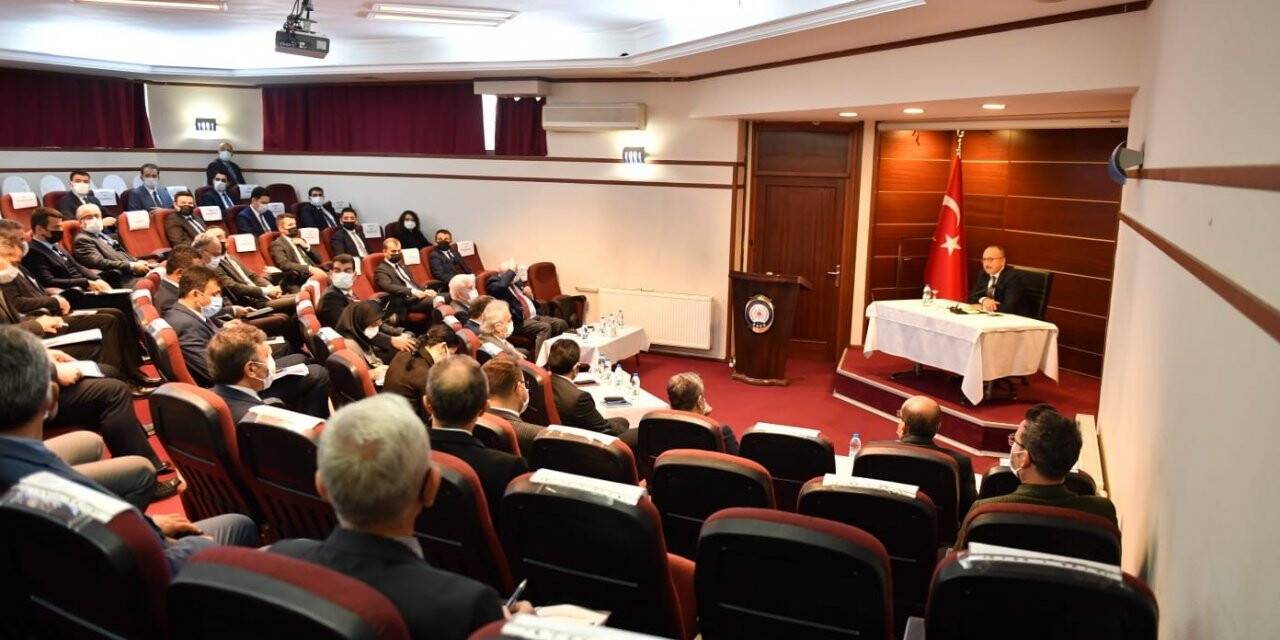 Kaymakamlar ve İl İdare Şube Başkanları toplantısı yapıldı