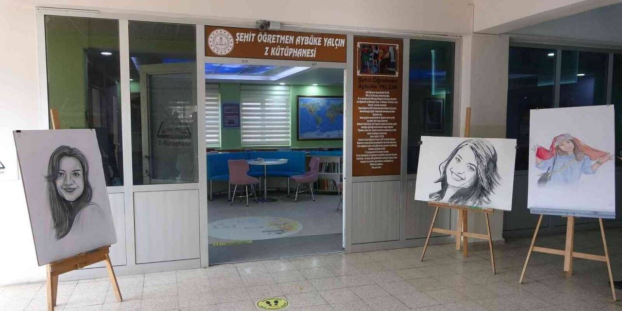 Şehit öğretmen Aybüke Yalçın’ın adı Z kütüphanesine verildi