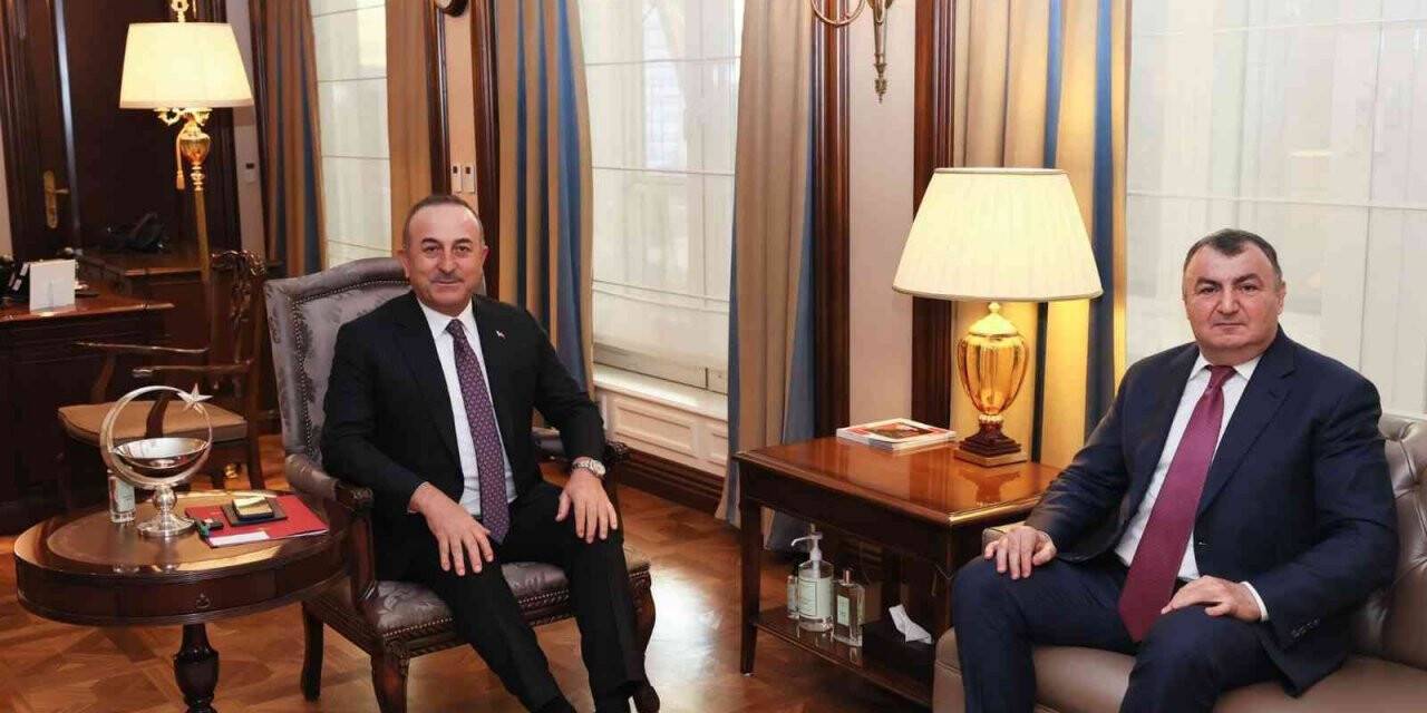 Kassanov, Bakan Çavuşoğlu ile görüştü