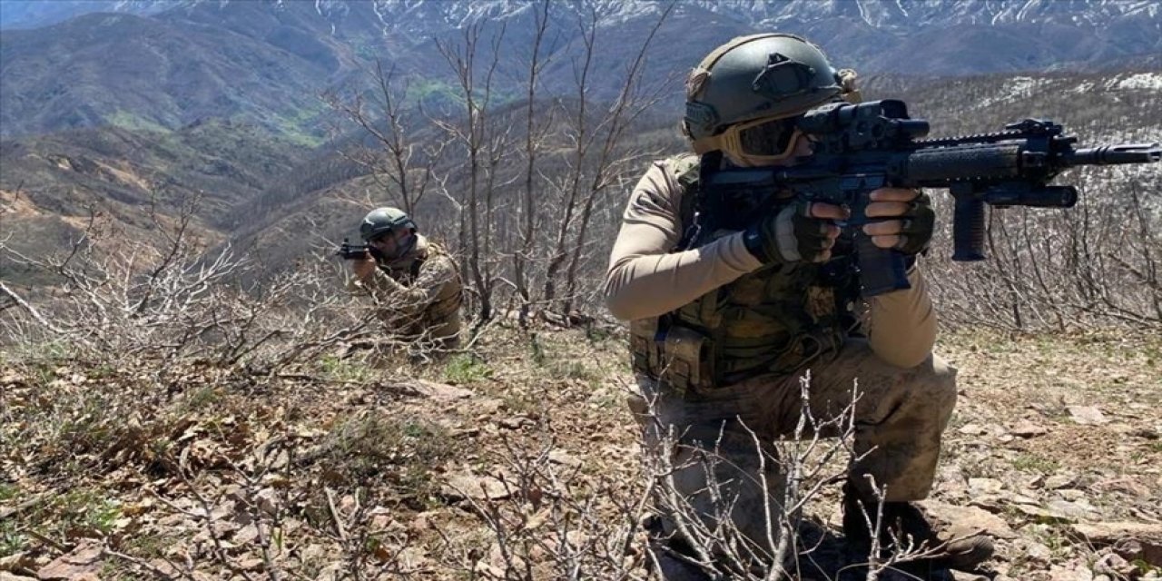 Irak'ın kuzeyindeki Zap bölgesinde 2 PKK'lı terörist etkisiz hale getirildi