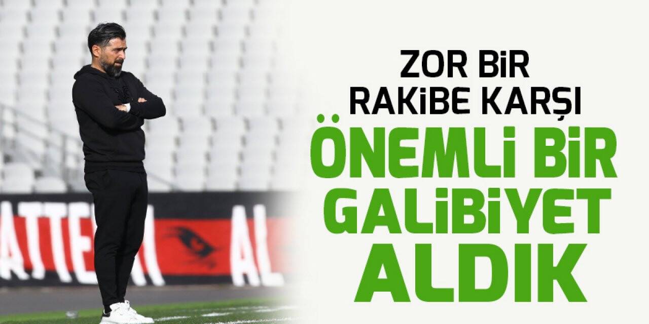 İlhan Palut: Zor bir rakibe karşı önemli bir galibiyet aldık