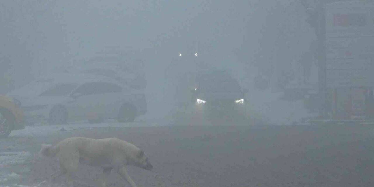 Kars’ta ulaşıma sis engeli