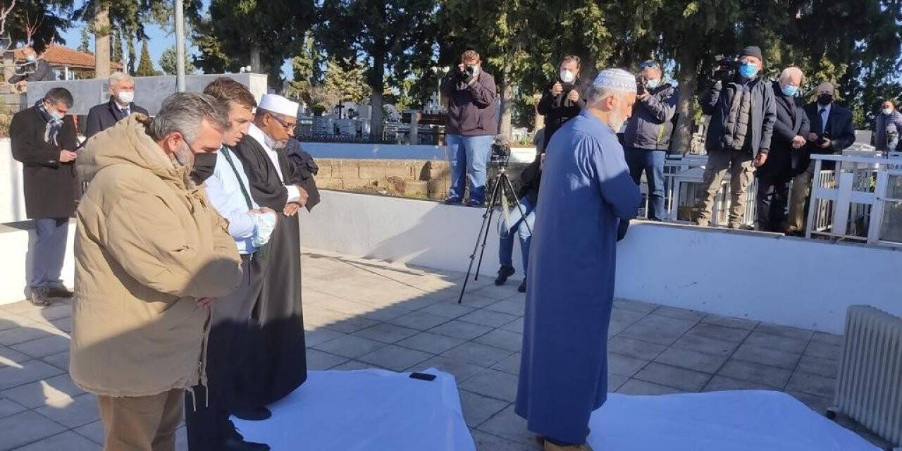 Selanik’te inşaat sırasında bulunan Müslümanlara ait naaşlar yeniden defnedildi