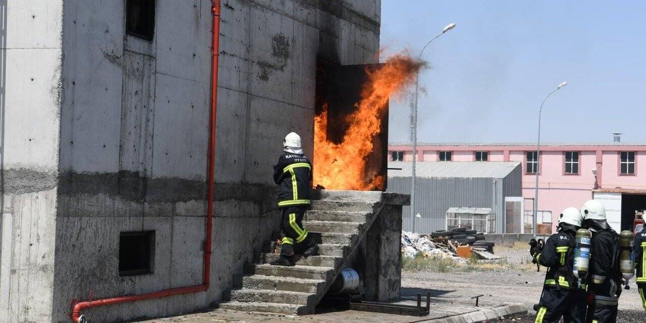 Kayseri OSB itfaiyesi her zaman hazır