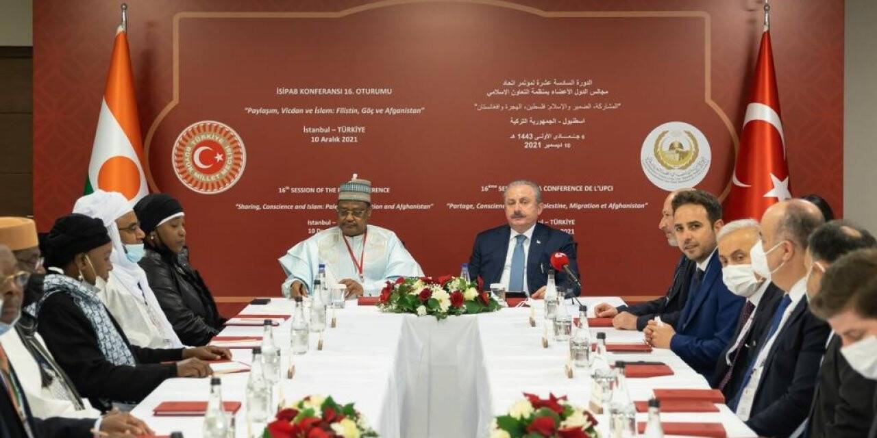 TBMM Başkanı Mustafa Şentop Nijer Ulusal Meclis Başkanı Seini Ouamaru ve parlamento heyeti üyeleriyle görüştü