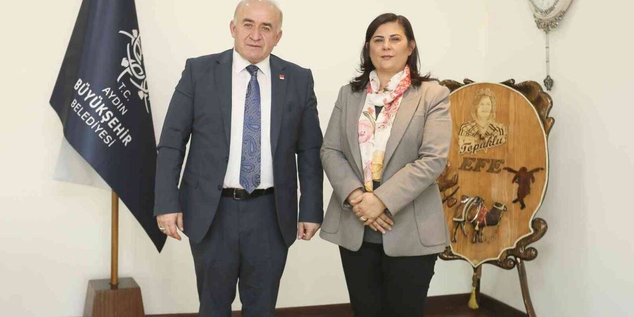 Başkan Çerçioğlu CHP Ankara il Başkan Yardımcısı Çalış’ı ağırladı