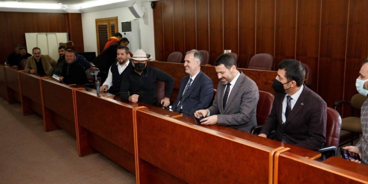 Taban ödüllü küçükbaş hayvan yetiştiricilerini ağırladı