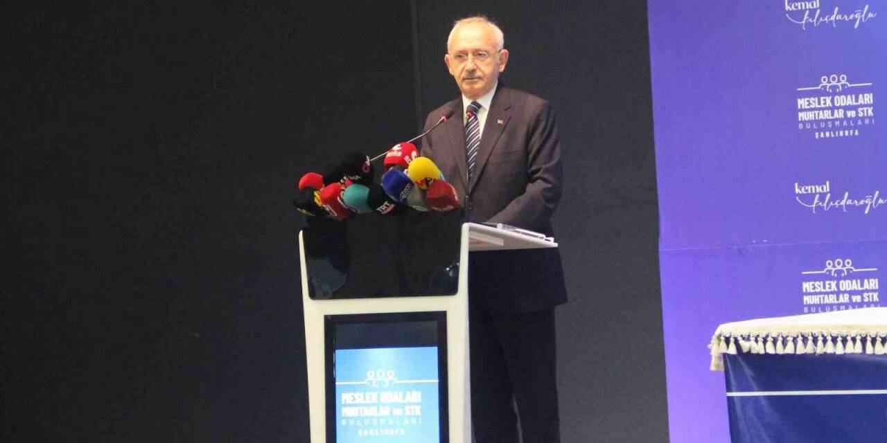 Kılıçdaroğlu, STK temsilcileri, muhtarlar ve meslek odaları temsilcileriyle bir araya geldi