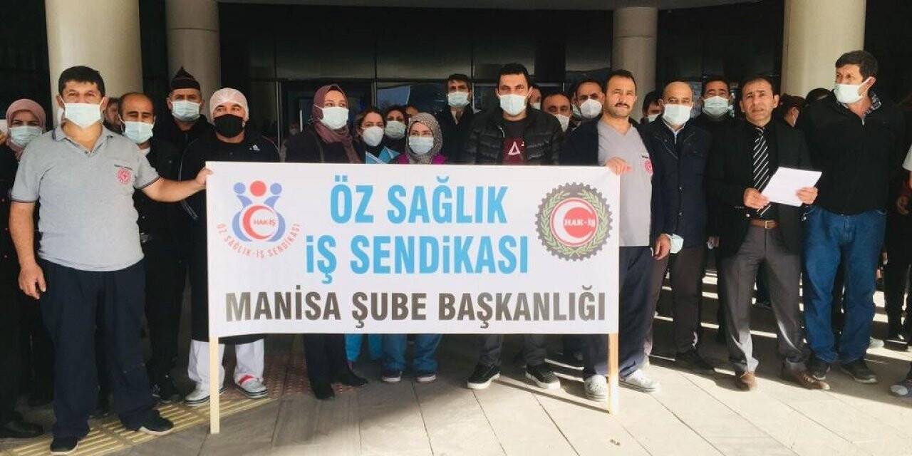 Sağlık işçileri de haklarını istiyor