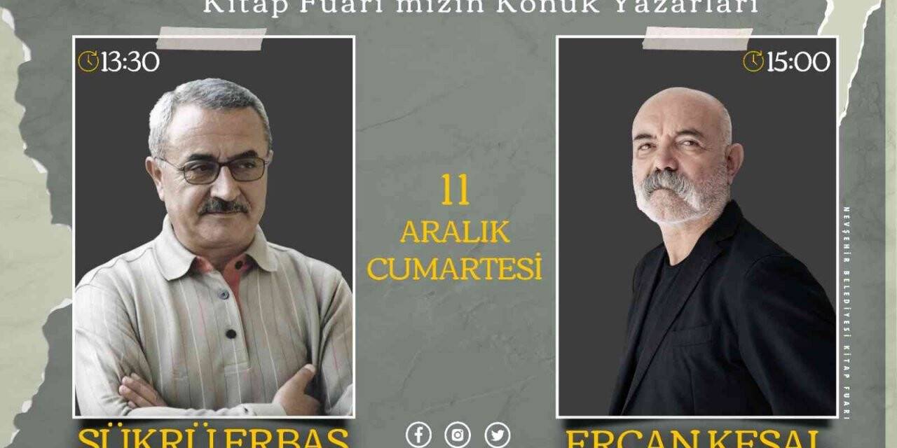 Şükrü Erbaş ve Ercan Kesal okurlarıyla buluşacak