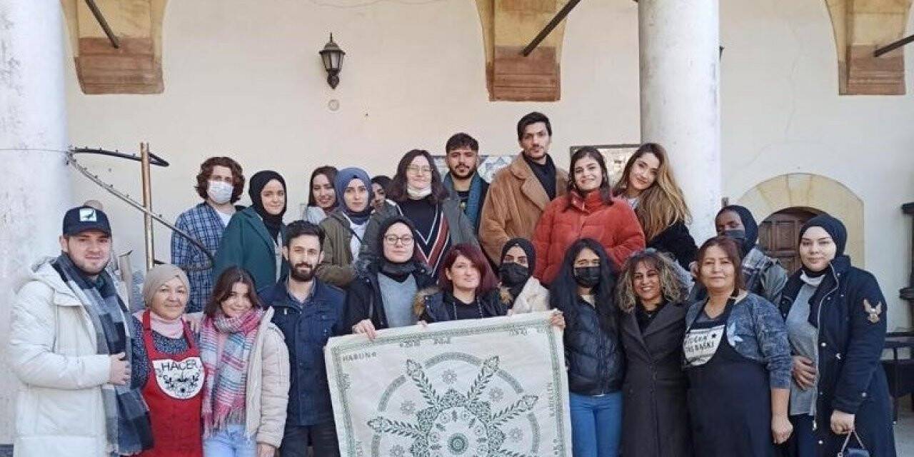 Tekstil ve moda tasarımı bölümü öğrencilerinden teknik gezi