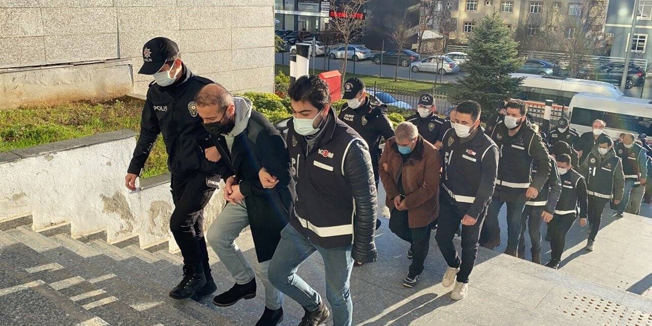 Organize suç örgütü üyeleri eş zamanlı operasyonla yakalandı