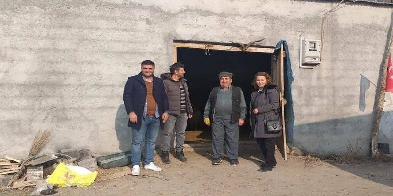 DAP kapsamında yapılan ahır ve ağıl projeleri kontrol edildi