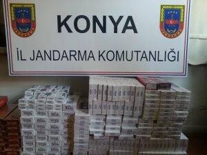 Kulu'da kaçak sigara operasyonu