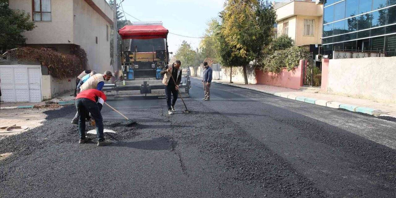 Haliliye’de yol yapım çalışması devam ediyor