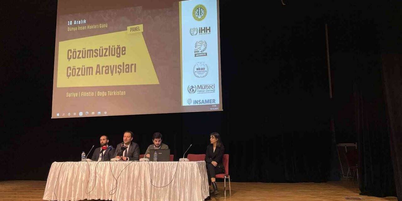 "10 Aralık Dünya İnsan Hakları Günü" kapsamında panel düzenlendi