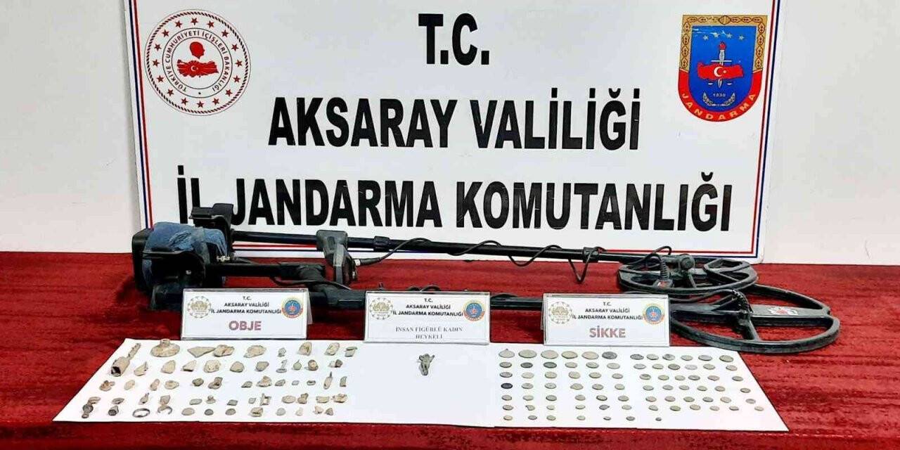 Aksaray jandarmadan tarihi eser kaçakçısına suçüstü operasyonu