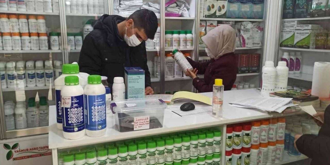 Siirt’te sahte ve ruhsatsız zirai ilaçlara yönelik denetim yapıldı
