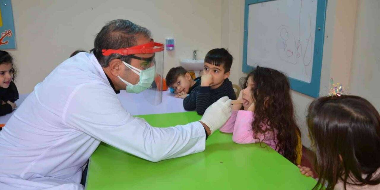 Diyarbakır’da miniklere diş sağlığı eğitimi