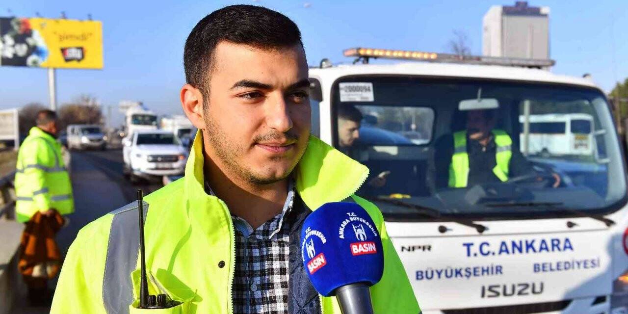 Ankara Büyükşehir Belediyesi’nden ücretsiz çekici hizmeti