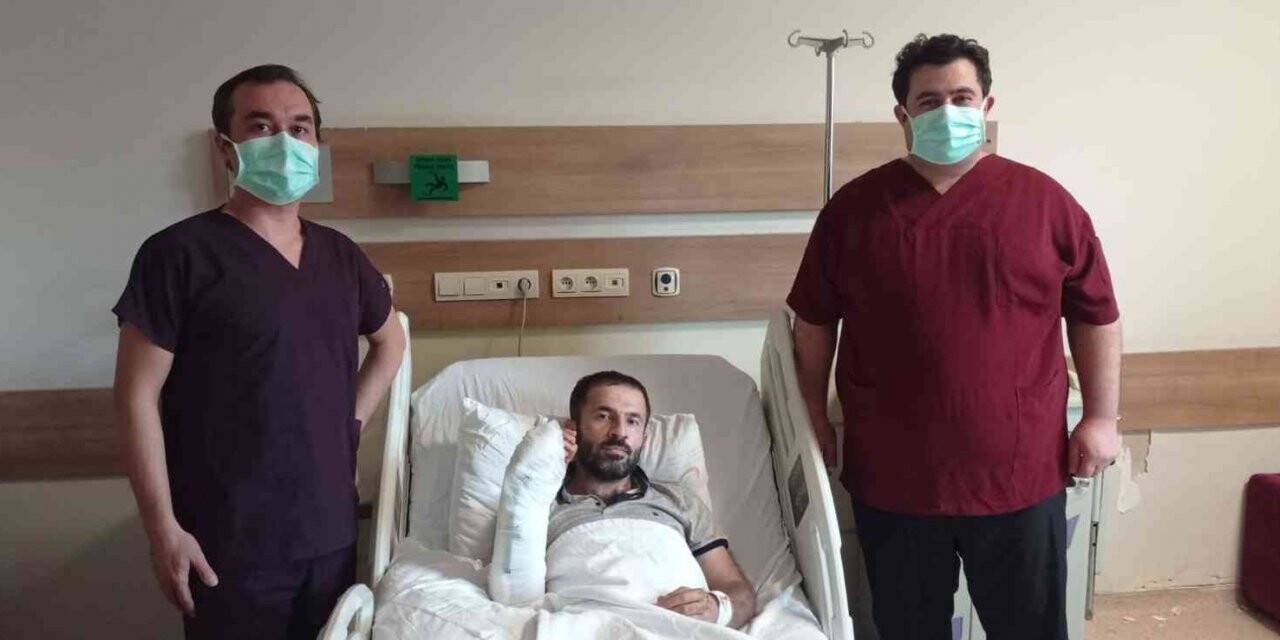 İşçinin kopan eli Şanlıurfa’da yerine dikildi