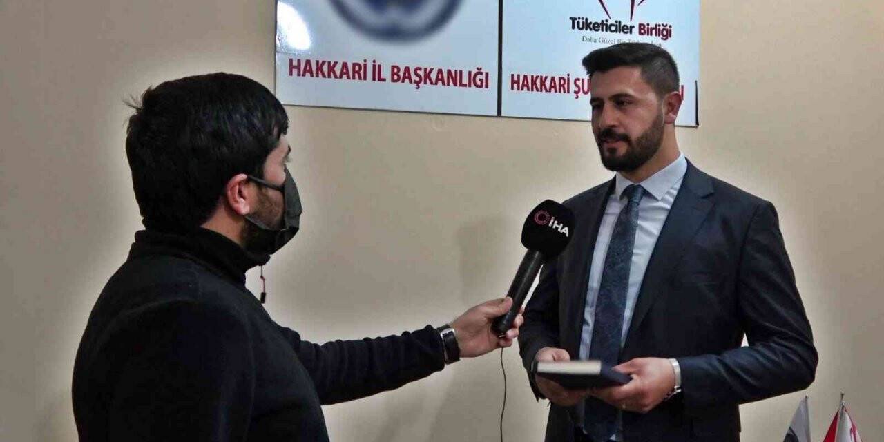 Hakkari Tüketiciler Birliği Derneği Başkanı Geçirgen: "Marketlerde raf ile kasa fiyatının farklı olması pek fark edilmeyen bir durum"