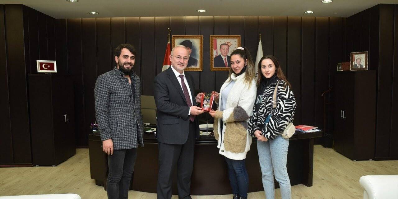 Rektör Ünal’dan kahve üreterek markalaşan OMÜ öğrencilerine destek sözü