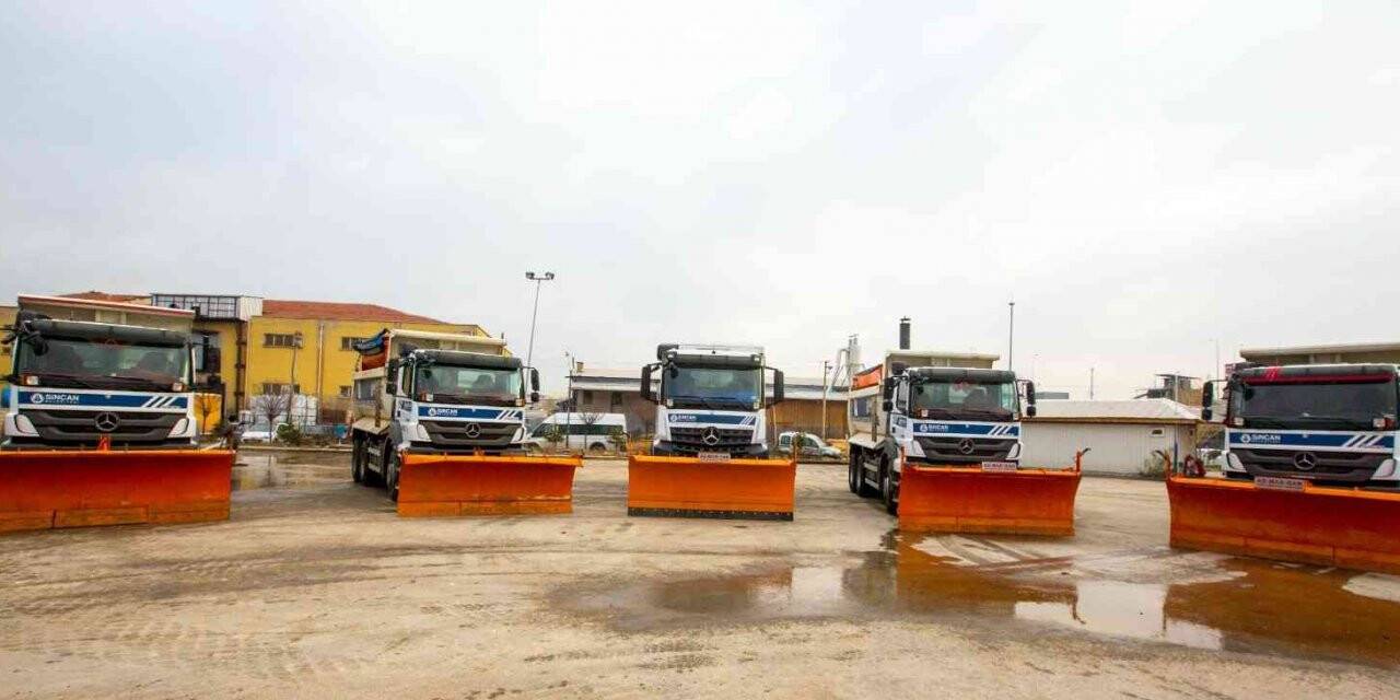 Sincan Belediyesi kış hazırlıklarını tamamladı