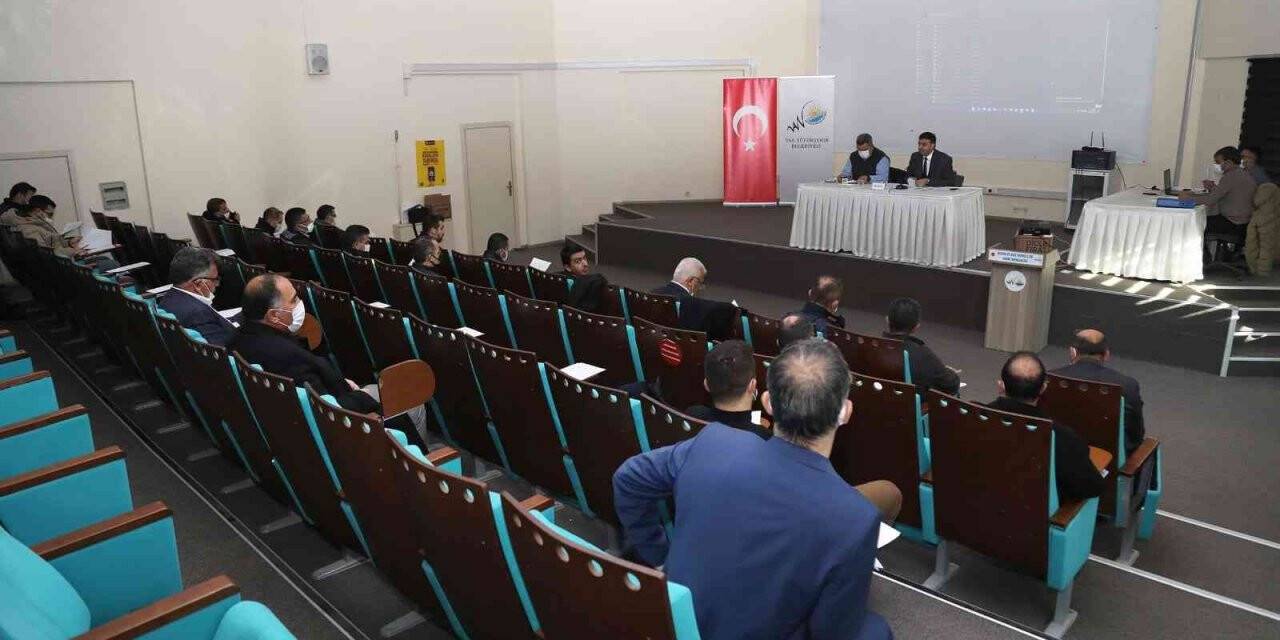 Van Büyükşehir Belediyesi Aralık Ayı UKOME Toplantısı yapıldı