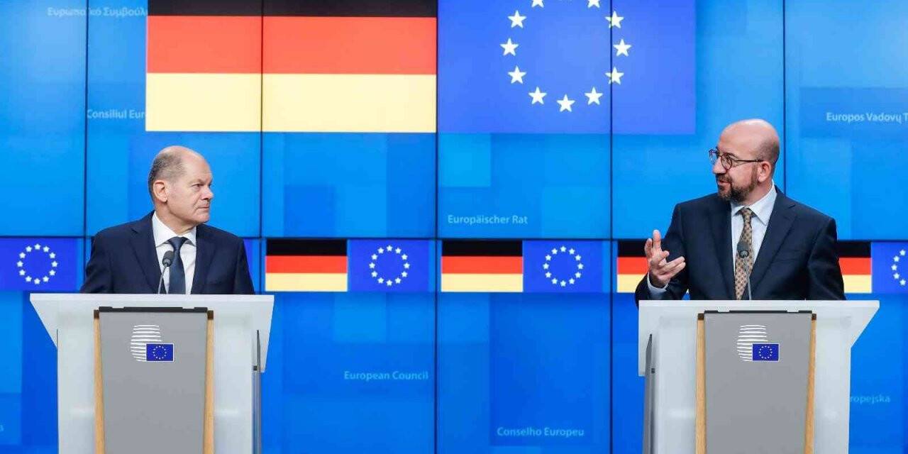 Almanya Başbakanı Scholz, Avrupa Konseyi Başkanı Michel ile görüştü