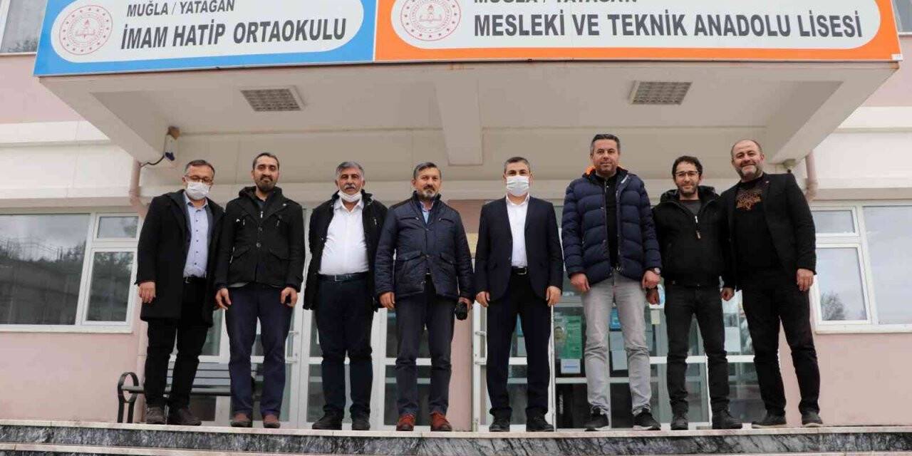 Uçak Yatağan’da okulları ziyaret etti