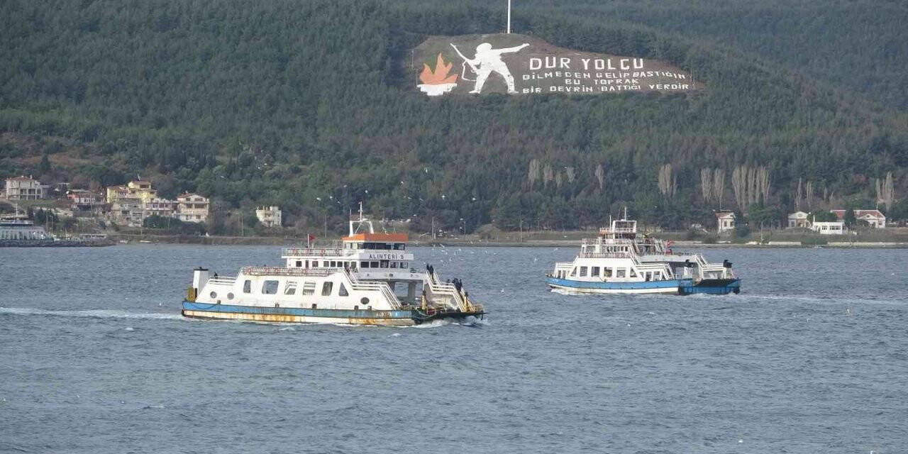 Gökçeada ve Bozcaada’ya feribot seferleri yapılamıyor