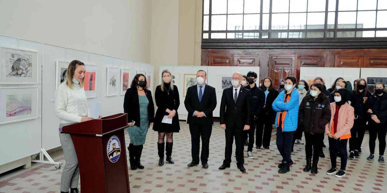 Edirne’de 3. Uluslararası Baskı Resim Sergisi açıldı