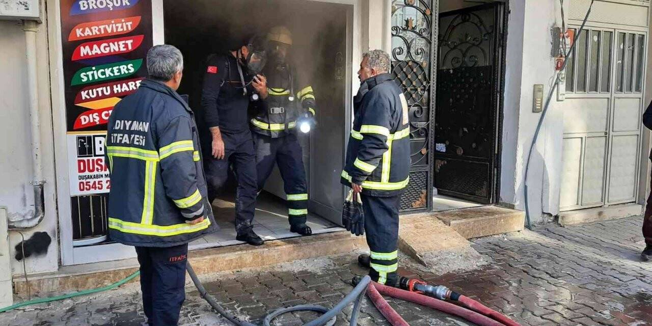 Adıyaman’da iş yerinde yangın