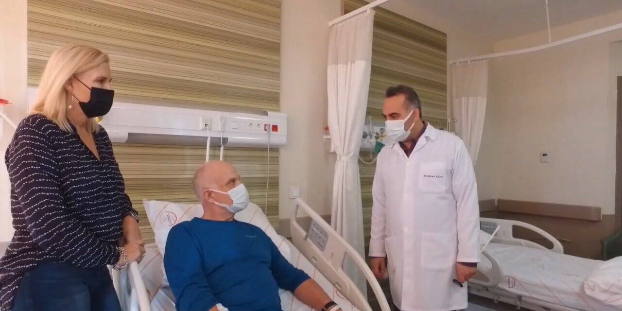Amerikalı Treadaway, Kayseri Şehir Hastanesi’nde sağlığına kavuştu