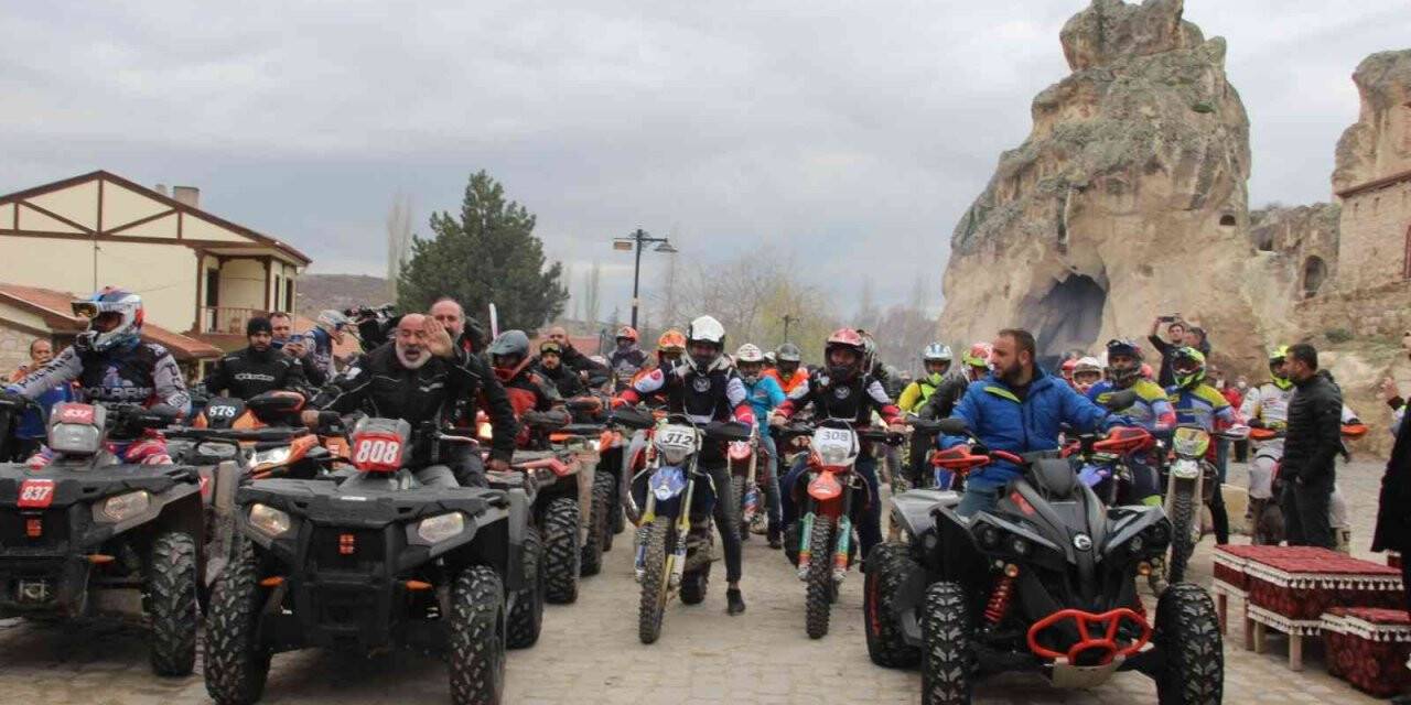 3 bin yıllık vadide ATV ve motosiklet heyecanı yaşandı