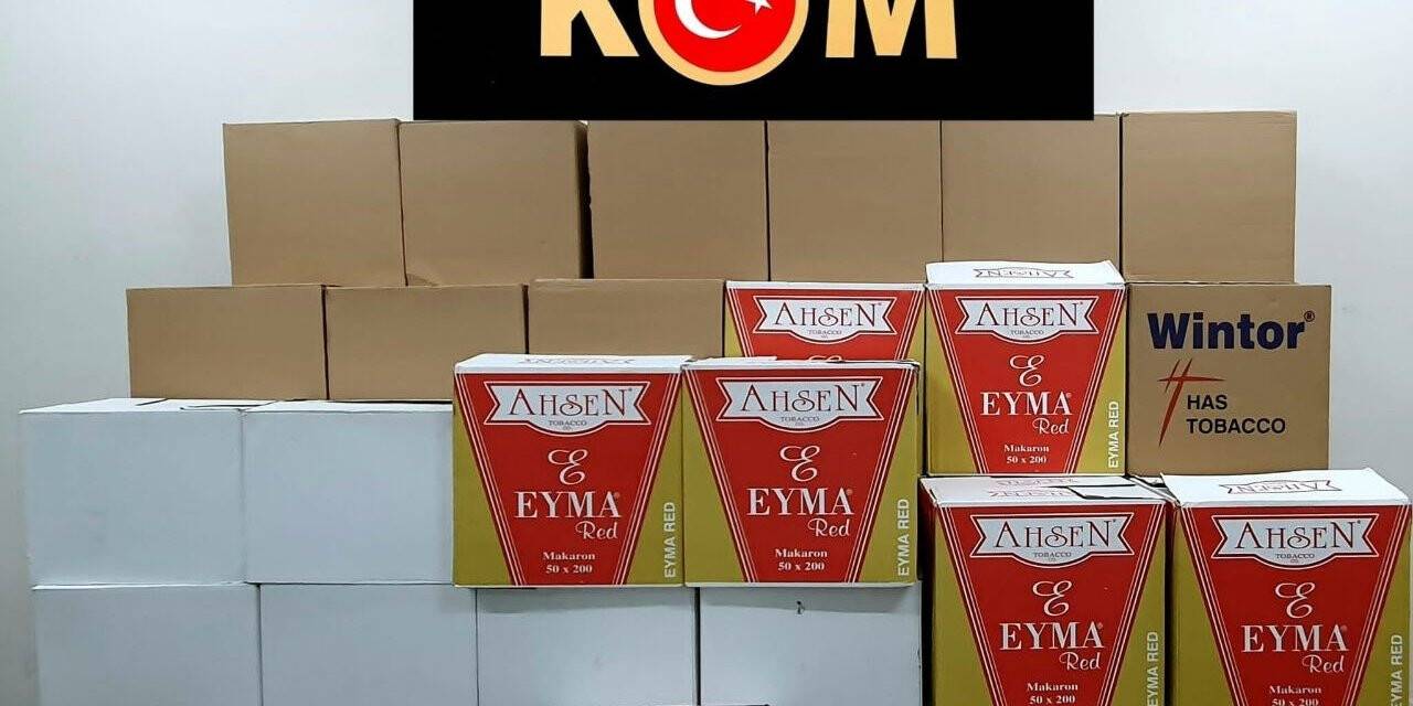 Çorum’da kaçak sigara operasyonu