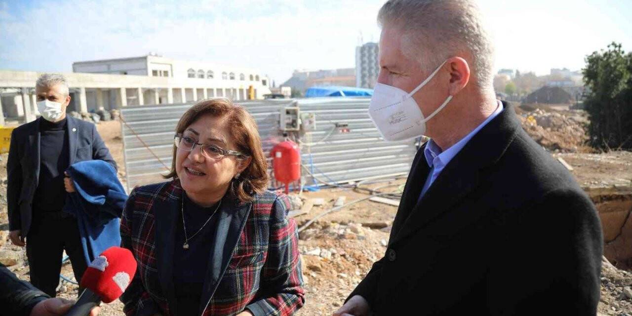 Şahin, millet bahçesi çalışmalarını yerinde inceledi