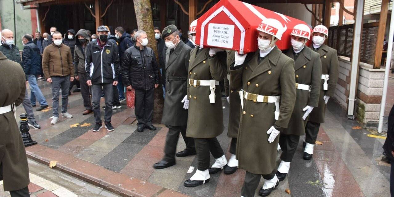 Kıbrıs Gazisi son yolculuğuna uğurlandı
