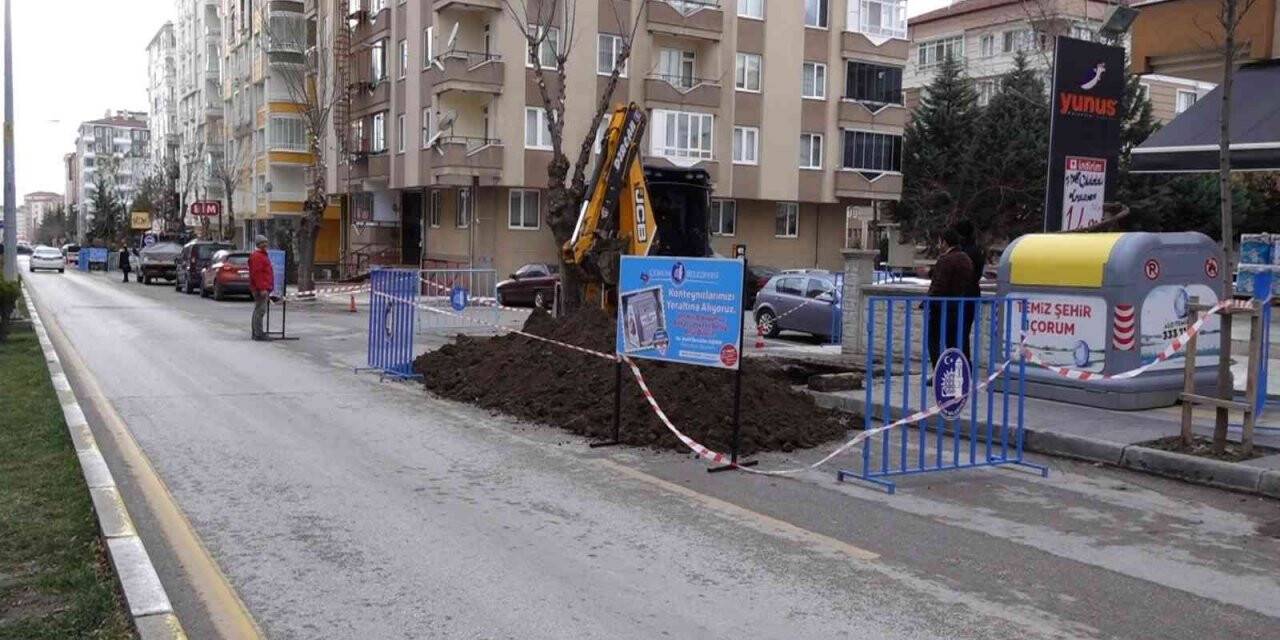 Çorum’da çöp konteynırları yer altına alınıyor