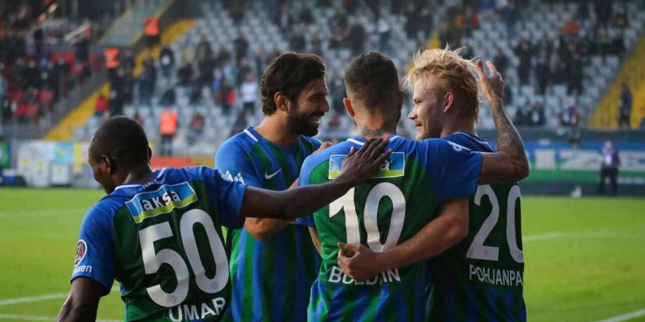 Süper Lig: Çaykur Rizespor: 1 - Göztepe: 0 (İlk yarı)