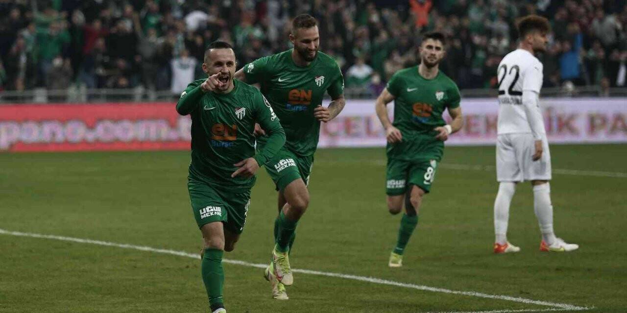 Spor Toto 1. Lig: Bursaspor: 1 - Manisa FK: 1