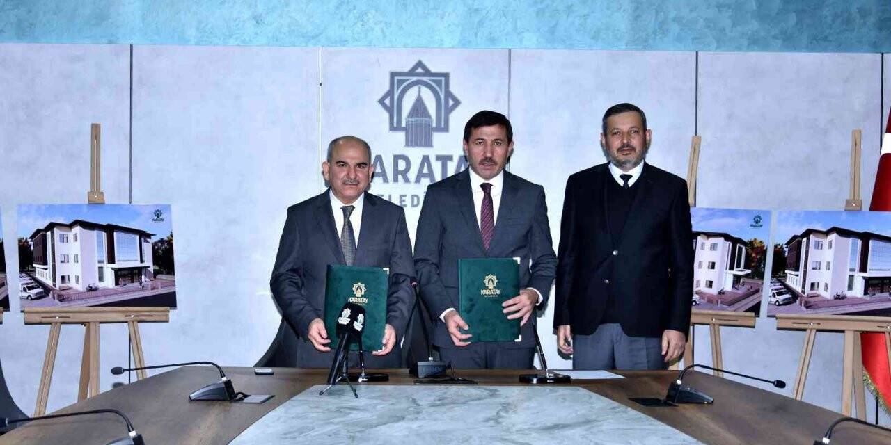 Karatay’da Nakipoğlu Sağlık Tesisi’nin protokolü imzalandı
