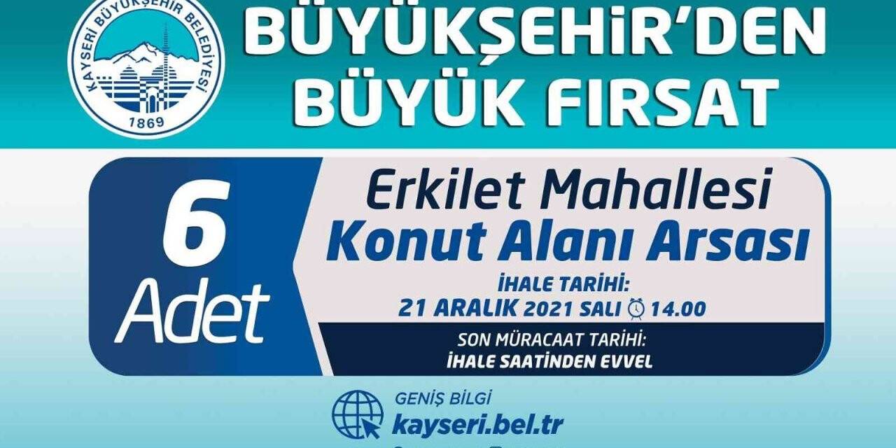 Büyükşehir’den konut arsası ihalesi