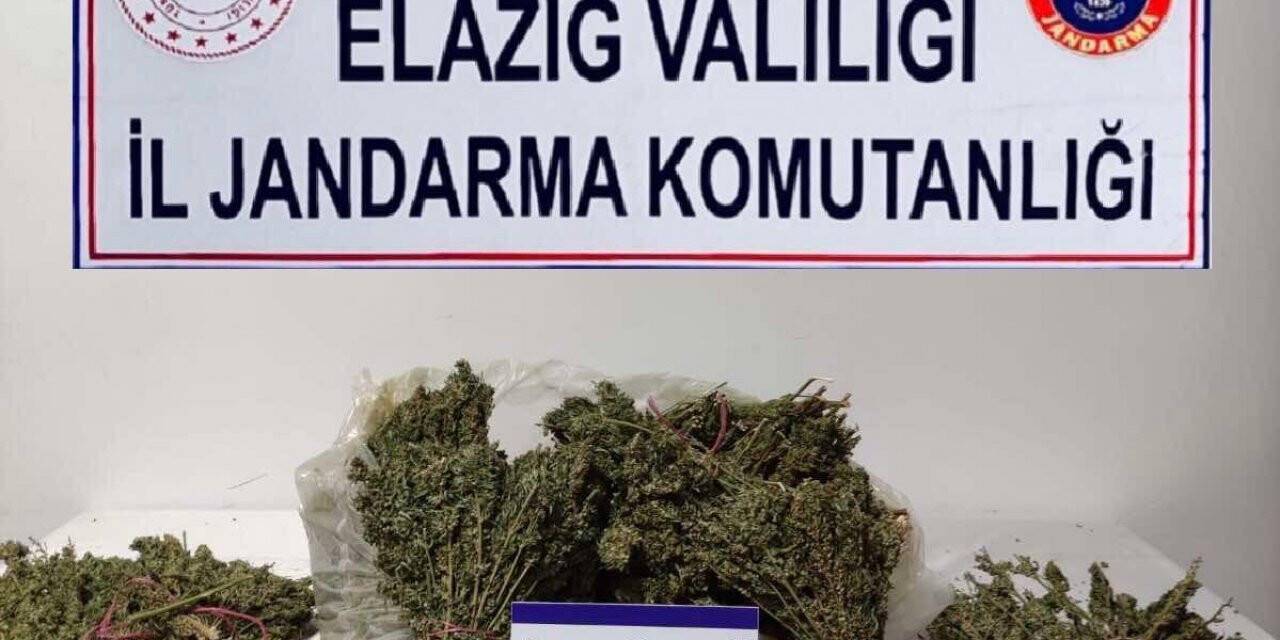 Elazığ’da 4,5 kilo esrar ele geçirildi