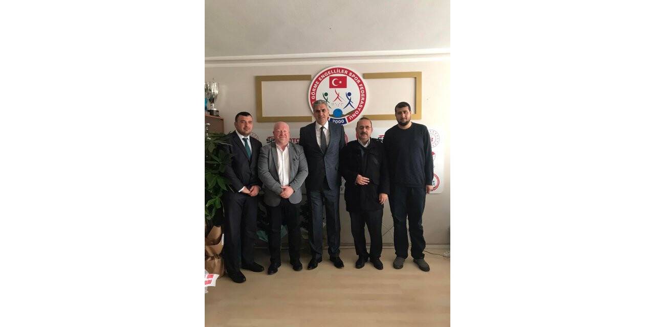 Görme engellilerden federasyona ziyaret