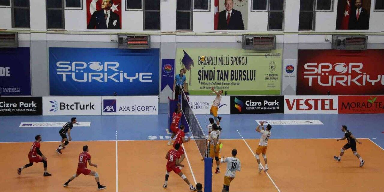 Efeler Ligi: Cizre Belediyespor: 1 - Sorgun Belediyesi: 3