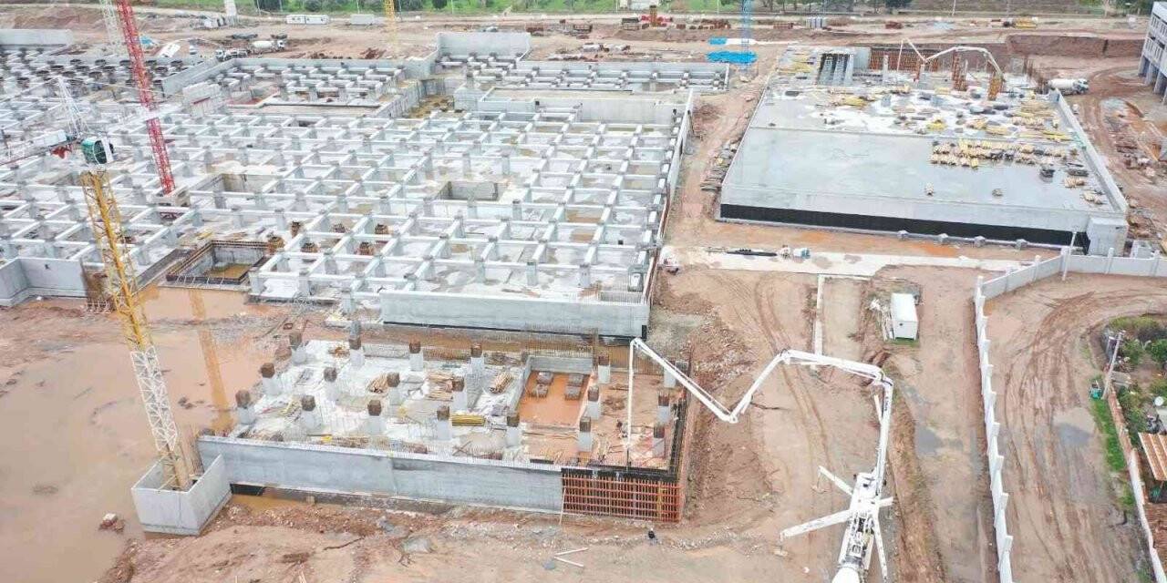 Aydın Şehir Hastanesi’nde çalışmalar devam ediyor