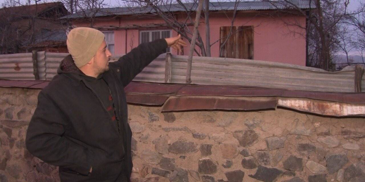 Erzincan’da köyün içine giren ayı görüntülendi